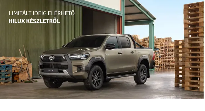 Limitált ideig elérhető Hilux készletről